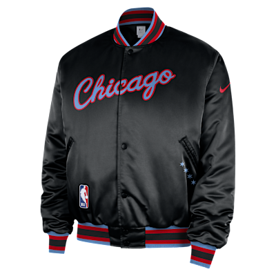 Chicago Bulls City Edition Men's Nike NBA Premium Jacket. Nike.com